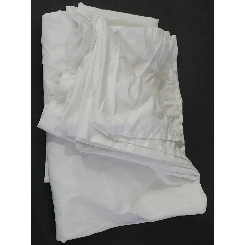 Cynthia Rowley 2 Full Size White Flat Only Sheets 83